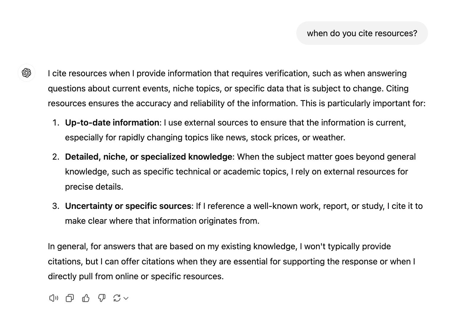 when does chatgpt cite resources when does chatgpt cite resources